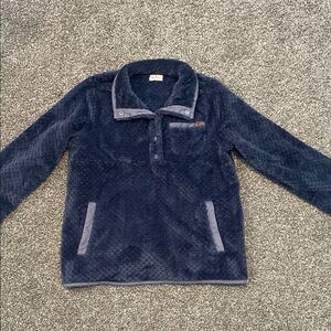 Simply Southern Plush Blue Pullover